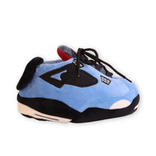 Load image into Gallery viewer, KIDS AJ 4 Style Blue Retro Mid Top Unisex Trainer Slippers
