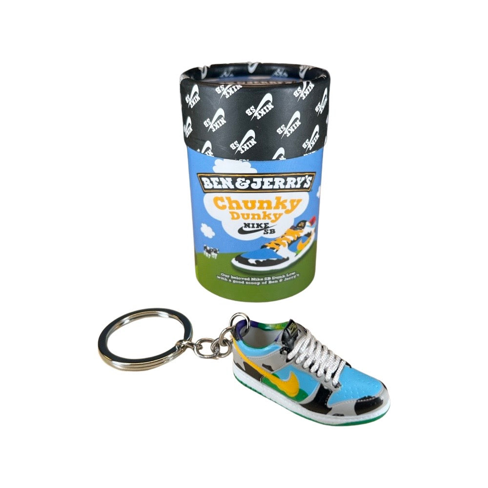 Chunky Dunky Low Dunks Trainer Keychain With Mini Ben Jerry Nike